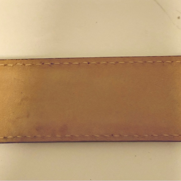 Dolce and Gabbana cognac belt with antique gold buckle with the DG initials - Picture 6 of 10